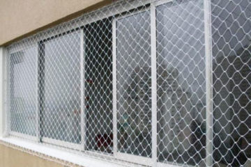 Rede de proteção para janela